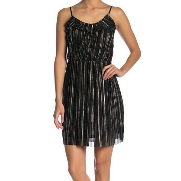 NWT 19 Cooper Metallic Mini Dress Size Small - Picture 1 of 2